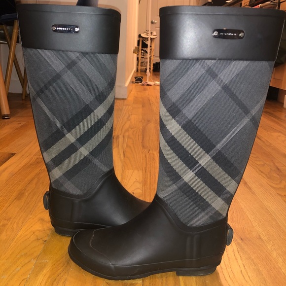 Burberry Shoes - Black Burberry Rainboots OPEN TO OFFERS